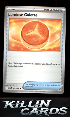 Lumiose Galette 078/088 Pokemon Uncommon ME03: Perfect Order Card NM