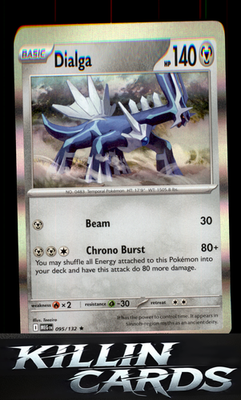 Dialga 095/132 Pokemon Rare ME01: Mega Evolution Card NM