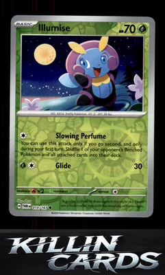 Reverse Holofoil Illumise 010/167 Pokemon Common SV06: Twilight Masquerade Card