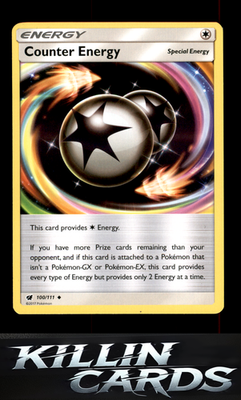 Counter Energy 100/111 Pokemon Uncommon SM - Crimson Invasion Card LP