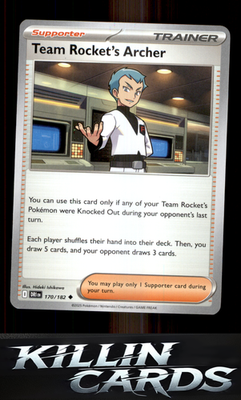 Team Rocket's Archer - 170/182 170/182 Pokemon Uncommon SV10: Destined Rivals Ca