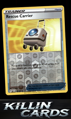 Reverse Holofoil Rescue Carrier 154/203 Pokemon Uncommon SWSH07: Evolving Skies