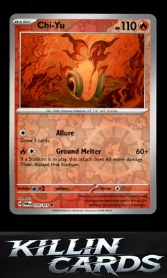 Reverse Holofoil Chi-Yu 039/167 Pokemon Uncommon SV06: Twilight Masquerade Card