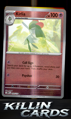 Reverse Holofoil Kirlia 059/132 Pokemon Common ME01: Mega Evolution Card NM
