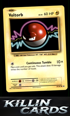 Voltorb 39/108 Pokemon Common XY - Evolutions Card LP