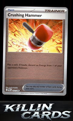 Reverse Holofoil Crushing Hammer 071/088 Pokemon Common ME03: Perfect Order Card