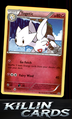 Togetic 44/108 Pokemon Uncommon XY - Roaring Skies Card LP