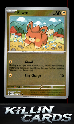 Reverse Holofoil Pawmi 032/094 Pokemon Common ME02: Phantasmal Flames Card NM