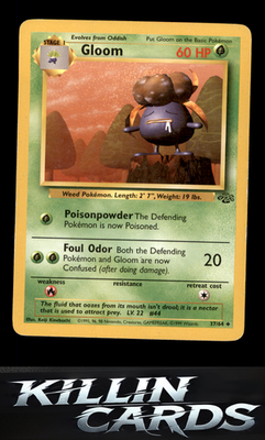Gloom 37/64 Pokemon Uncommon Jungle Card MP