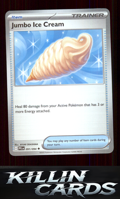 Jumbo Ice Cream 091/094 Pokemon Uncommon ME02: Phantasmal Flames Card NM