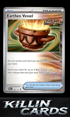 Earthen Vessel 106/131 Pokemon Uncommon SV: Prismatic Evolutions Card NM