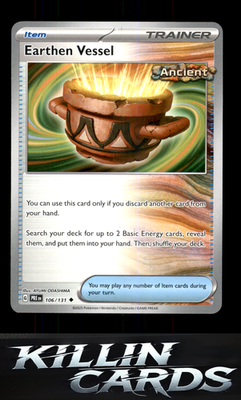 Earthen Vessel 106/131 Pokemon Uncommon SV: Prismatic Evolutions Card NM