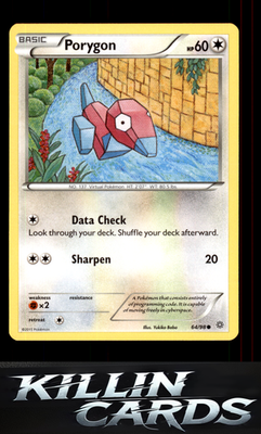 Porygon 64/98 Pokemon Common XY - Ancient Origins Card NM