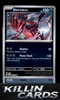 Reverse Holofoil Eternatus 069/094 Pokemon Uncommon ME02: Phantasmal Flames Card