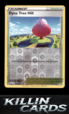 Reverse Holofoil Dyna Tree Hill 135/198 Pokemon Uncommon SWSH06: Chilling Reign