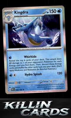 Kingdra 032/182 Pokemon Rare SV04: Paradox Rift Card NM