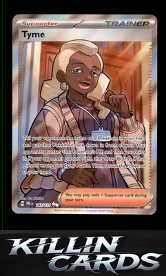 Tyme 143/131 Pokemon Ultra Rare SV: Prismatic Evolutions Card NM