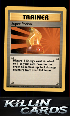 Super Potion 090/102 Pokemon Uncommon Base Set Card NM
