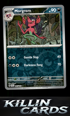 Reverse Holofoil Morgrem 095/142 Pokemon Common SV07: Stellar Crown Card NM
