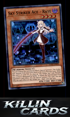 Sky Striker Ace - Raye DASA-EN029 YuGiOh Super Rare Dark Saviors Card NM
