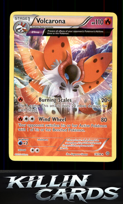 Volcarona (18) 18/98 Pokemon Rare XY - Ancient Origins Card NM