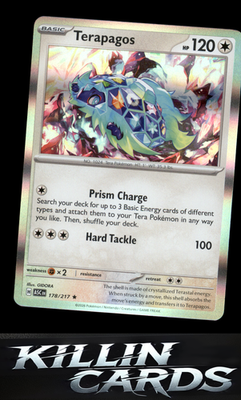 Terapagos 178/217 Pokemon Rare ME: Ascended Heroes Card NM