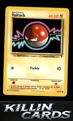 Voltorb 097/110 Pokemon Common Legendary Collection Card LP