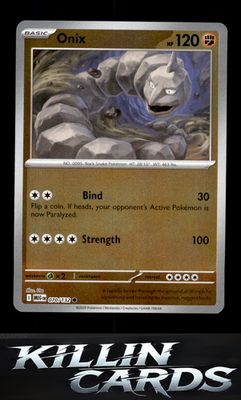 Onix 070/132 Pokemon Common ME01: Mega Evolution Card NM