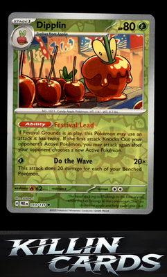 Reverse Holofoil Dipplin 010/131 Pokemon Uncommon SV: Prismatic Evolutions Card