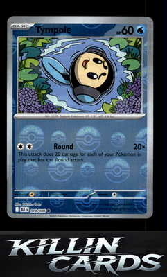 Tympole (Poke Ball Pattern) 019/086 Pokemon Common SV: Black Bolt Card NM