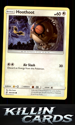 Hoothoot 165/236 Pokemon Common SM - Unified Minds Card LP