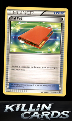 Pal Pad 92/106 Pokemon Uncommon XY - Flashfire Card LP