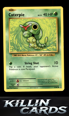 Caterpie 3/108 Pokemon Common XY - Evolutions Card LP
