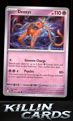 Deoxys - 031/086 031/086 Pokemon Uncommon ME04: Chaos Rising Card NM