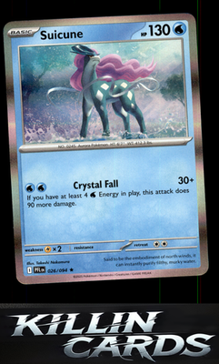 Suicune 026/094 Pokemon Rare ME02: Phantasmal Flames Card NM