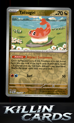 Reverse Holofoil Tatsugiri - 131/167 131/167 Pokemon Uncommon SV06: Twilight Mas