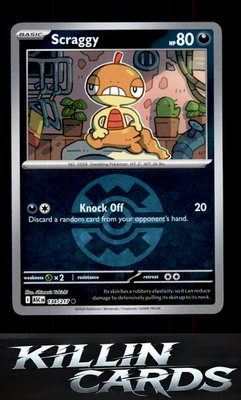 Reverse Holofoil Scraggy (Quick Ball) 134/217 Pokemon Common ME: Ascended Heroes