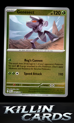 Reverse Holofoil Genesect 008/094 Pokemon Rare ME02: Phantasmal Flames Card NM