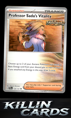Professor Sada's Vitality 120/131 Pokemon Uncommon SV: Prismatic Evolutions Card