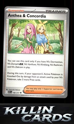 Anthea & Concordia - 182/217 182/217 Pokemon Uncommon ME: Ascended Heroes Card N