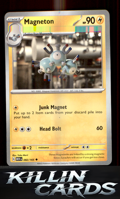 Magneton 082/165 Pokemon Uncommon SV: Scarlet & Violet 151 Card NM