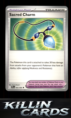 Sacred Charm - 093/094 093/094 Pokemon Uncommon ME02: Phantasmal Flames Card NM