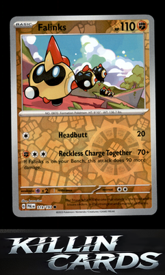 Reverse Holofoil Falinks 119/193 Pokemon Common SV02: Paldea Evolved Card NM