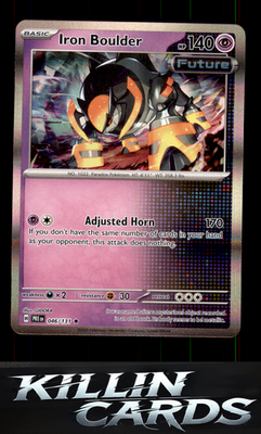 Iron Boulder 046/131 Pokemon Rare SV: Prismatic Evolutions Card NM