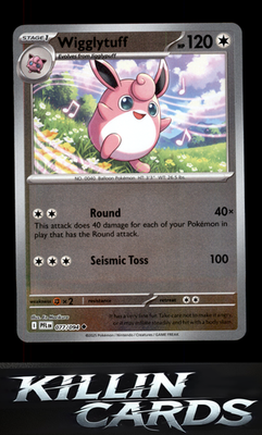 Reverse Holofoil Wigglytuff - 077/094 077/094 Pokemon Uncommon ME02: Phantasmal
