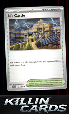 N's Castle 152/159 Pokemon Uncommon SV09: Journey Together Card NM