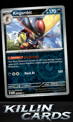 Reverse Holofoil Kingambit - 134/198 134/198 Pokemon Rare SV01: Scarlet & Violet