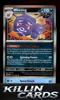 Weezing 110/165 Pokemon Rare SV: Scarlet & Violet 151 Card NM