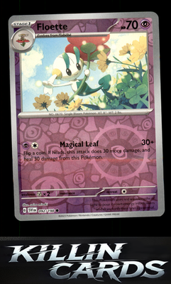 Reverse Holofoil Floette 092/198 Pokemon Common SV01: Scarlet & Violet Base Set