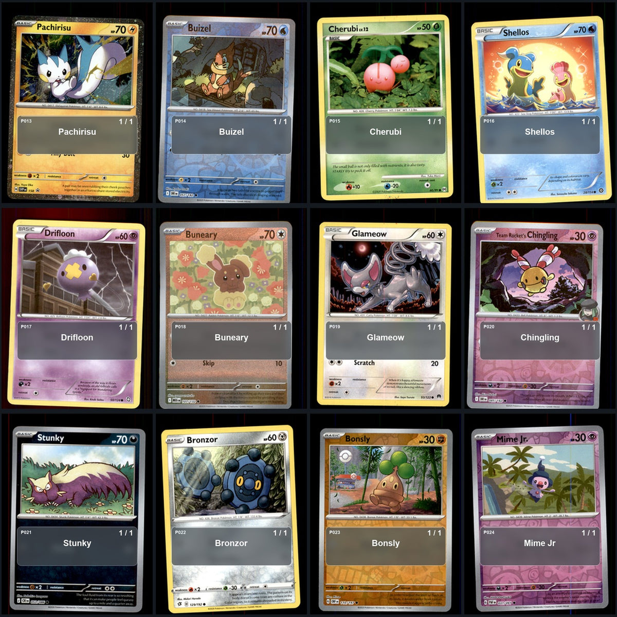 Pokemon TCG Generation 4 Pokemon Pokedex Set 105 Cards Collection